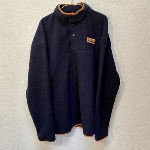 ***Pheasants Forever Black Fleece Pullover with Orange Trim Size 2X